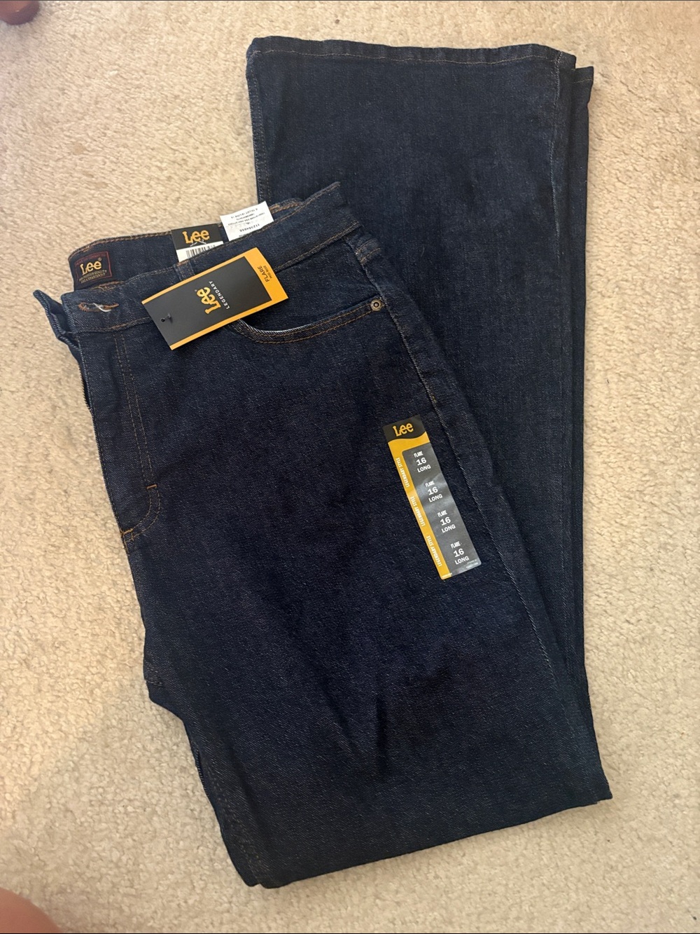 Lee Women’s Navy Straight Leg Jeans